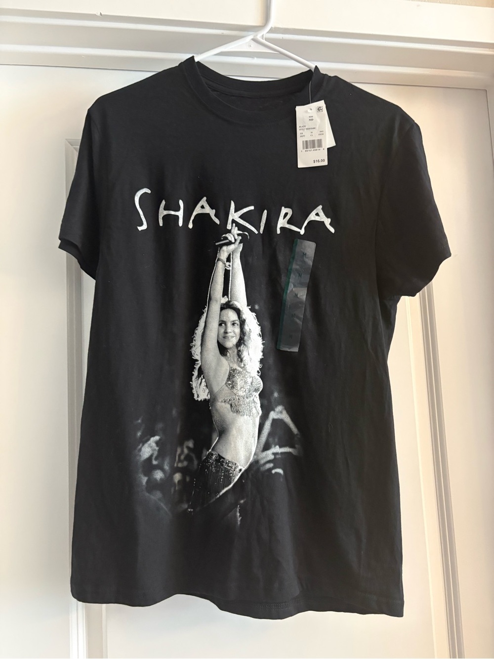 Shakira Graphic Short Sleeve Tee - Black